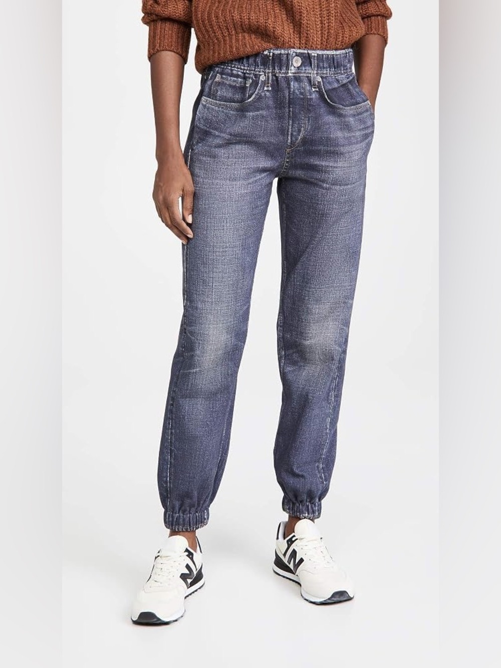 Rag & Bone Miramar Sweatpant Jeans XS Blue 100% Cotton Denim Print Jogger Pants